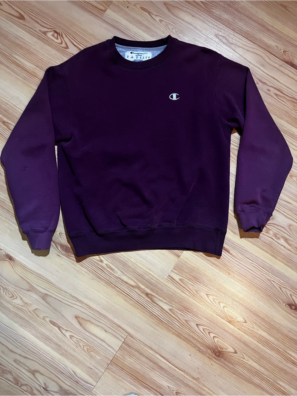 Champion Men's Crewneck Sweatshirt - Deep Burgundy
